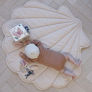 Игровой коврик в виде раковины Cam Cam Copenhagen "Sea Shell", миндальный, 120 х 90 см