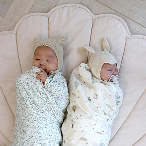 Игровой коврик в виде раковины Cam Cam Copenhagen "Sea Shell", миндальный, 120 х 90 см