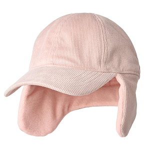 Бейсболка вельветовая с ушками Wheat "Hoffa Rose Powder", розовая акварель