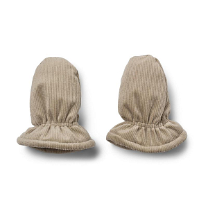 Варежки дутые Wheat "Baby Muffu Grey Stone", лунный камень