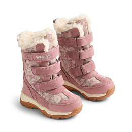 Ботинки зимние Wheat "Airy Tex Blush", цветочный мармелад