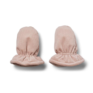 Варежки дутые Wheat "Baby Muffu Rose Powder", розовая акварель