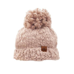 Шапка-бини Mrs. Ertha "Soft Blush", карамельная пудра