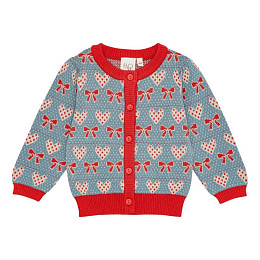 Кардиган вязаный Flöss "Cole Midnight Blue", воздушная фантазия