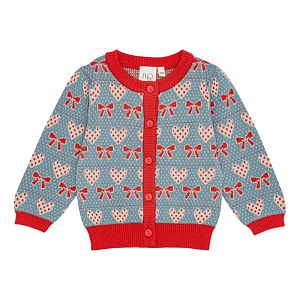 Кардиган вязаный Flöss "Cole Midnight Blue", воздушная фантазия