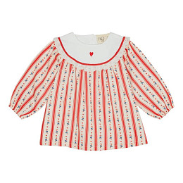 Платье с длинным рукавом Flöss "Noelle Holiday Stripe", праздничная поэзия