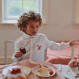 Рубашка с длинным рукавом Flöss "Noel White", снежная