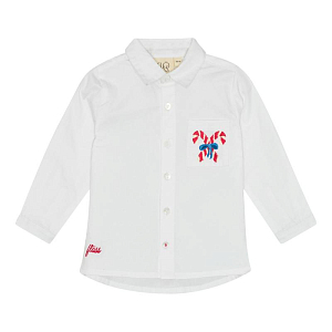 Рубашка с длинным рукавом Flöss "Noel White", снежная