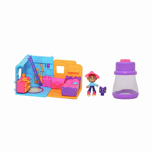 Игровой набор MAGIC MINI MYSTERIES "Волшебный флакон и волшебная комната", спальня Солнце