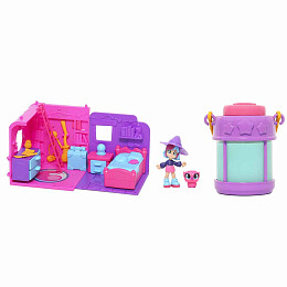 Игровой набор MAGIC MINI MYSTERIES "Фонарь-телепорт и волшебная комната", спальня Комета