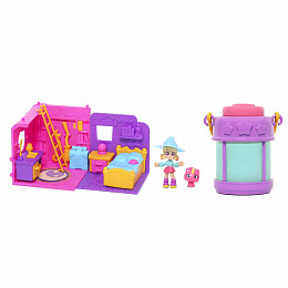 Игровой набор MAGIC MINI MYSTERIES "Фонарь-телепорт и волшебная комната", спальня Луна