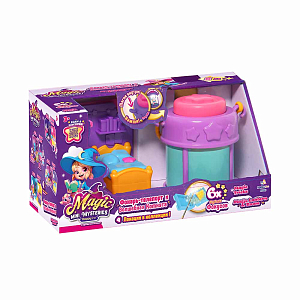 Игровой набор MAGIC MINI MYSTERIES "Фонарь-телепорт и волшебная комната", спальня Луна