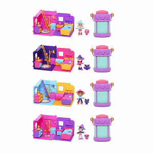 Игровой набор MAGIC MINI MYSTERIES "Фонарь-телепорт и волшебная комната", спальня Солнце