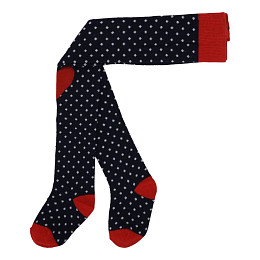 Колготки Flöss "Vera Navy Dot Hear", танец ночных снежинок