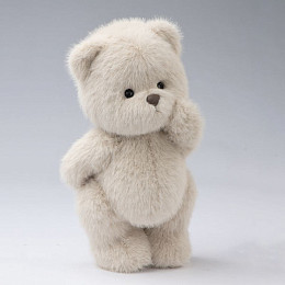 Медведь Lina TeddyTales длинношерстный, M, молочный, 30 см