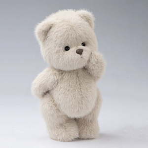 Медведь Lina TeddyTales длинношерстный, M, молочный, 30 см