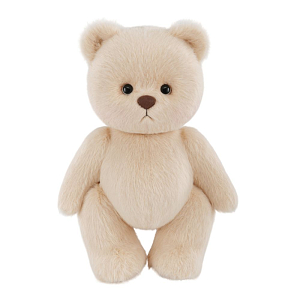 Медведь Lina TeddyTales длинношерстный, M, бежевый, 30 см