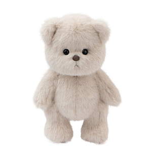 Медведь Lina TeddyTales длинношерстный, M, молочный, 20 см