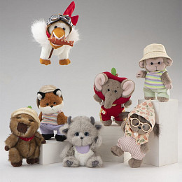 Набор Lina TeddyTales "Лесные зверята",S , 6 шт
