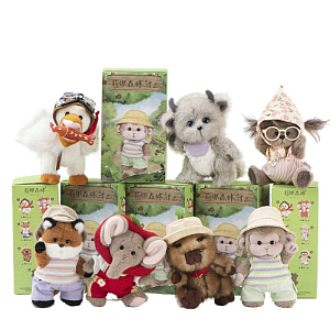 Набор Lina TeddyTales "Лесные зверята",S , 6 шт