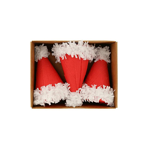 Шары с сюрпризом Meri Meri "Колпачки Санты" , 3 шт