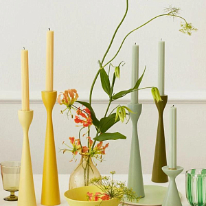 Свечи настольные Meri Meri , мятные, 2 шт