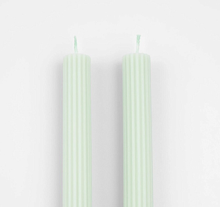 Свечи настольные Meri Meri , мятные, 2 шт