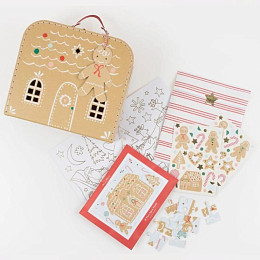 Чемодан с подарками Meri Meri "Пряничный домик"