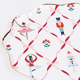 Тарелки Meri Meri "Щелкунчик", большие, 8 шт