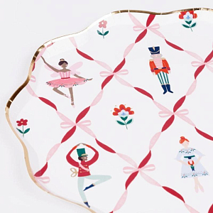 Тарелки Meri Meri "Щелкунчик", большие, 8 шт