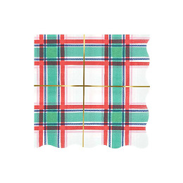 Салфетки Meri Meri, в шотландскую клетку, большие, 16 шт