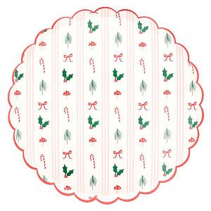 Тарелки Meri Meri "Рождество", большие, 8 шт