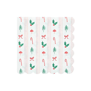 Салфетки Meri Meri "Рождество", большие, 16 шт