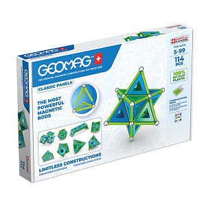 Конструктор магнитный Geomag "Классик", пластины, 114 элементов