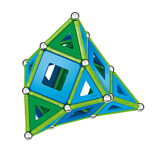 Конструктор магнитный Geomag "Классик", пластины, 114 элементов