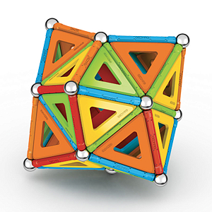 Конструктор магнитный Geomag "Многоцвет", 114 элементов