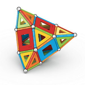 Конструктор магнитный Geomag "Многоцвет", 114 элементов