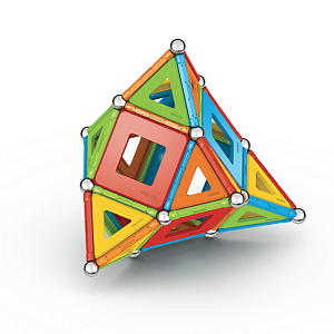 Конструктор магнитный Geomag "Многоцвет", 114 элементов