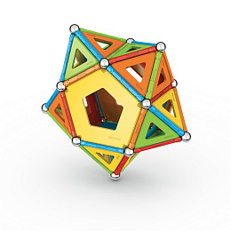 Конструктор магнитный Geomag "Многоцвет", 114 элементов