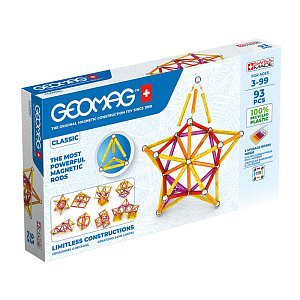 Конструктор магнитный Geomag "Классик", 93 элемента