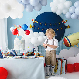 Топпер для торта Party Deco "Самолет", 29 см