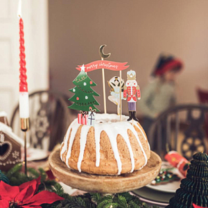 Свечи Party Deco "Санта", 2 шт