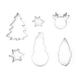 Формочки для печенья Party Deco "Рождество", 6 шт
