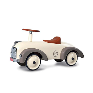 Детская машинка Baghera Speedster, молочная с серым (уцененный)