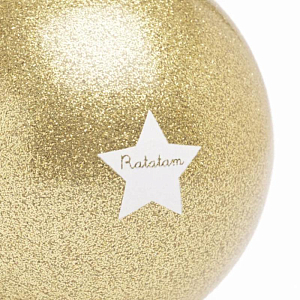 Мяч Ratatam "Bubble Golden", золотой, 10 см