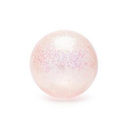 Мяч Рататам (Ratatam) "Пузыри", розовый с конфетти, 10 см