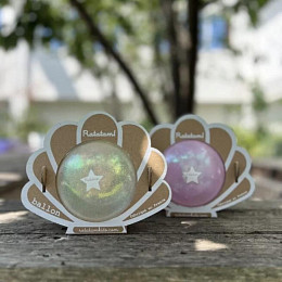 Мяч Ratatam "Shell White", белый, 10 см