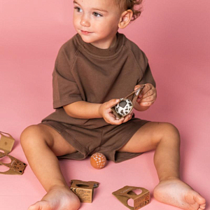 Мяч-попрыгунчик Ratatam "Cow", коровка, 4 см