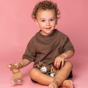 Мяч-попрыгунчик Ratatam "Cow", коровка, 4 см