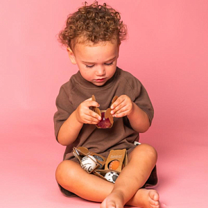 Мяч-попрыгунчик Ratatam "Bird", розовый с блестками, 4 см